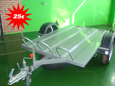 Alquiler remolques tres motos desde 25 € Alquiler remolques tres motos